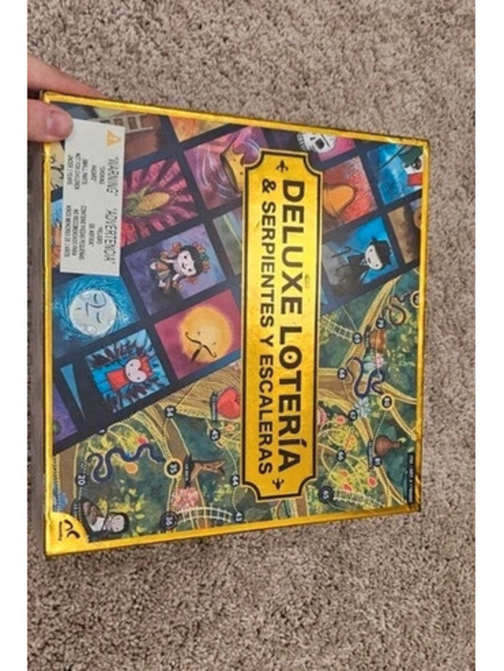Deluxe Lotería & Serpientes y Escaleras Board Game Mexican Bingo new Box New